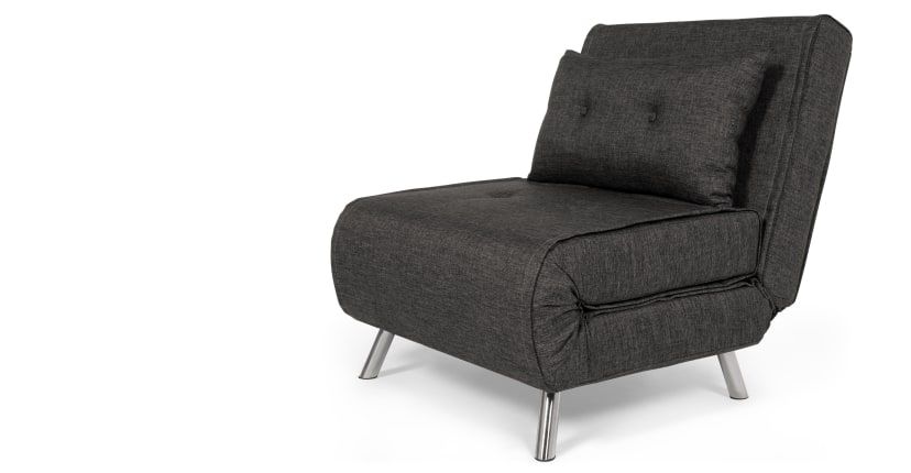 Haru Single Sofa Bed, Cygnet Grey