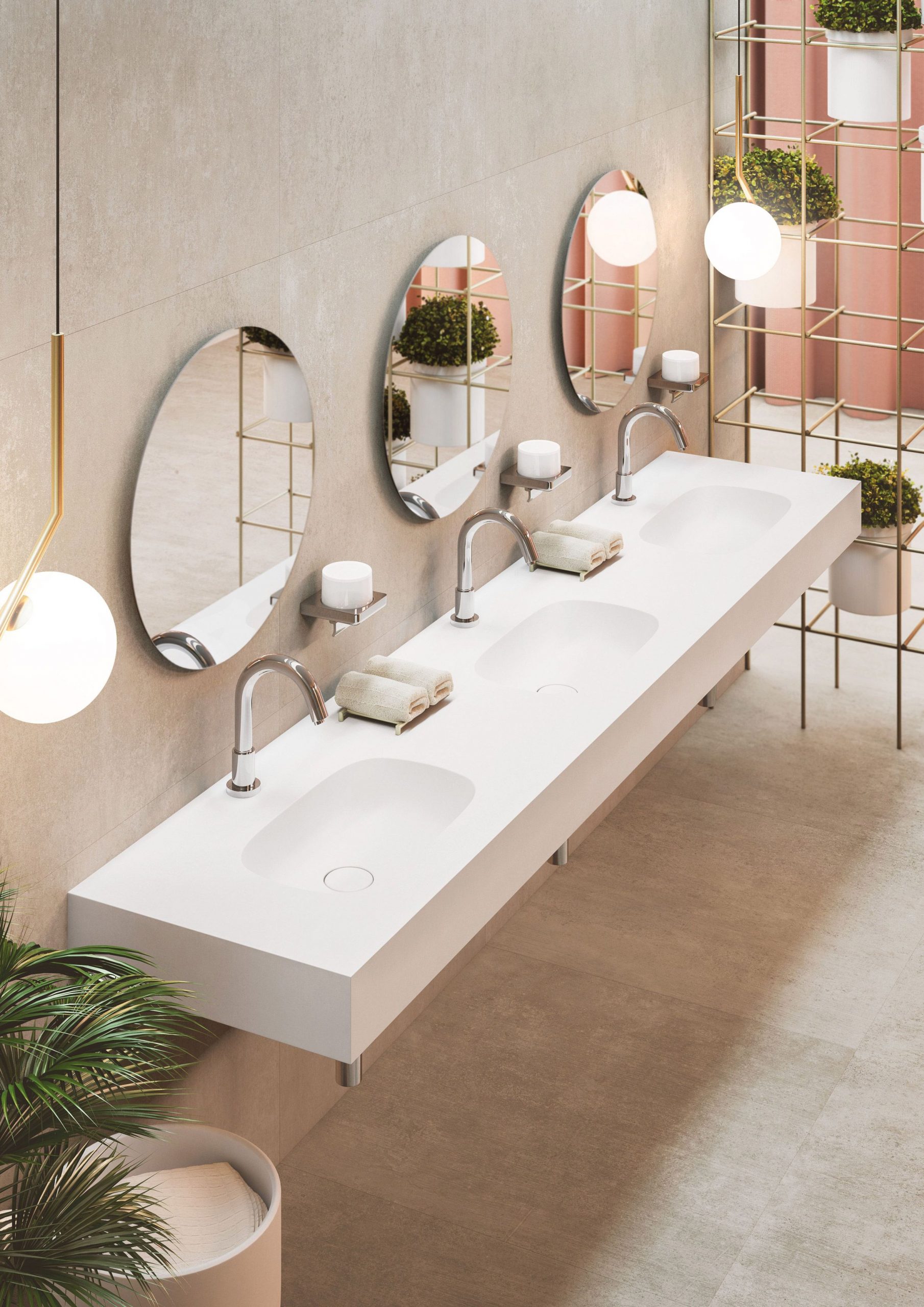 Roca launches the bathroom collection made from the innovative design material Surfex