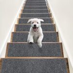 RIOLAND Non-Slip Stair Treads Carpet Indoor 14 Pack Stair Rugs for .