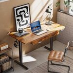 Amazon.com: FEZIBO Adjustable Height Electric Standing Desk with .