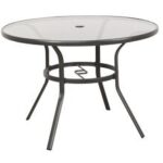Backyard Creations® Fenton Round Dining Patio Table 42" W x 42" L .
