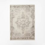 Knolls Authentic Hand Knotted Distressed Persian Style Rug .