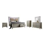 Best Quality Furniture Venetian 5-Piece Champagne Queen Bedroom .