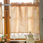 Amazon.com: SUTAVIA Retro Curtain Tiers for Short Window Rustic .