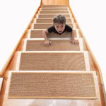 Amazon.com: Natural Linen Soft & Comfortable Stair Treads for .
