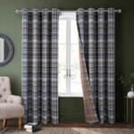 Amazon.com: always4u Plaid Gingham Curtains for Living Room .