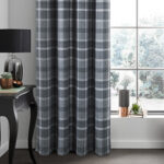 Amazon.com: always4u Grey Plaid Tartan Curtains Highland Woolen .