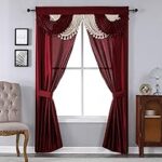 Amazon.com: Regal Home Collections Amore Curtains 5-Piece Window .