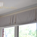 DIY No Sew Rolled Window Valance | The Painted Hi