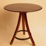 Handmade recycled oak wine barrel furniture - Mak