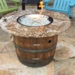 Wine Barrel Fire Pit Table | Barrel Rock