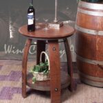 Wine Barrel End Table - 819 2 Day Designs Wine Barrel Furniture .