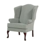 Paisley Cream Wingback Chair 7000-11 - The Home Dep