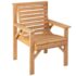 Costway Natural Patio Fir Wood Chair Dining Inclined Backrest .