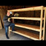 How to Build Garage Storage Shelves | DIY Heavy Duty Wooden .