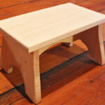 Unfinished Wood Step Stool | Wooden Step Sto