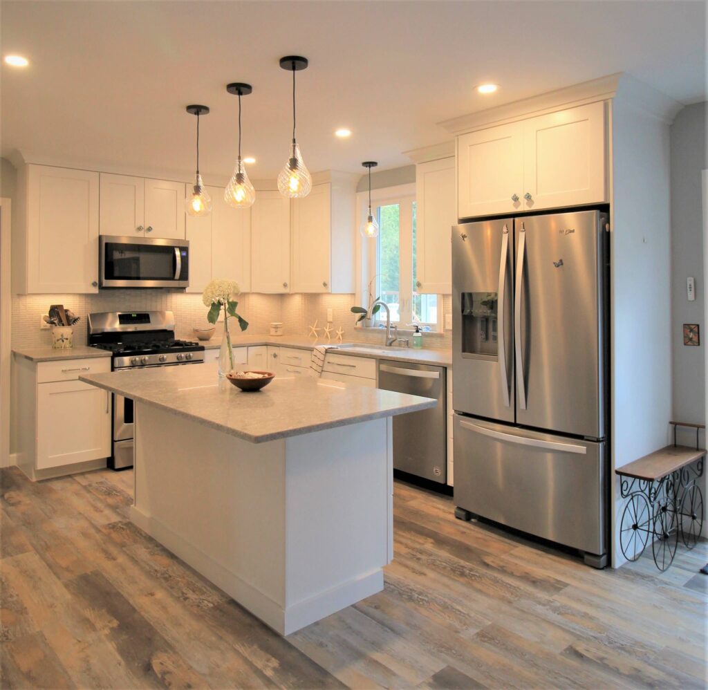 small kitchen with island