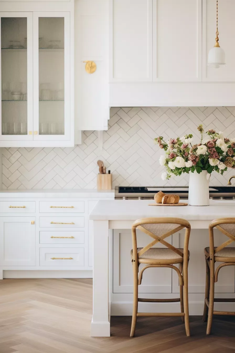 Stunning Kitchen Backsplash Ideas to Complement White Cabinets