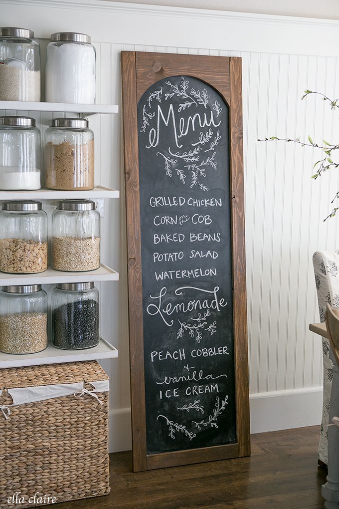 The Ultimate Guide to Using a Kitchen Chalkboard for Organization and Style