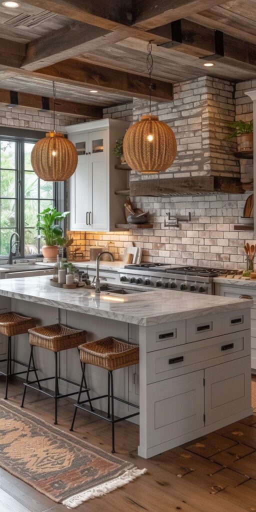 kitchen island with seating