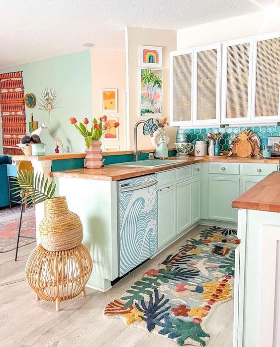 Brighten Up Your Home with These Colorful Kitchen Ideas