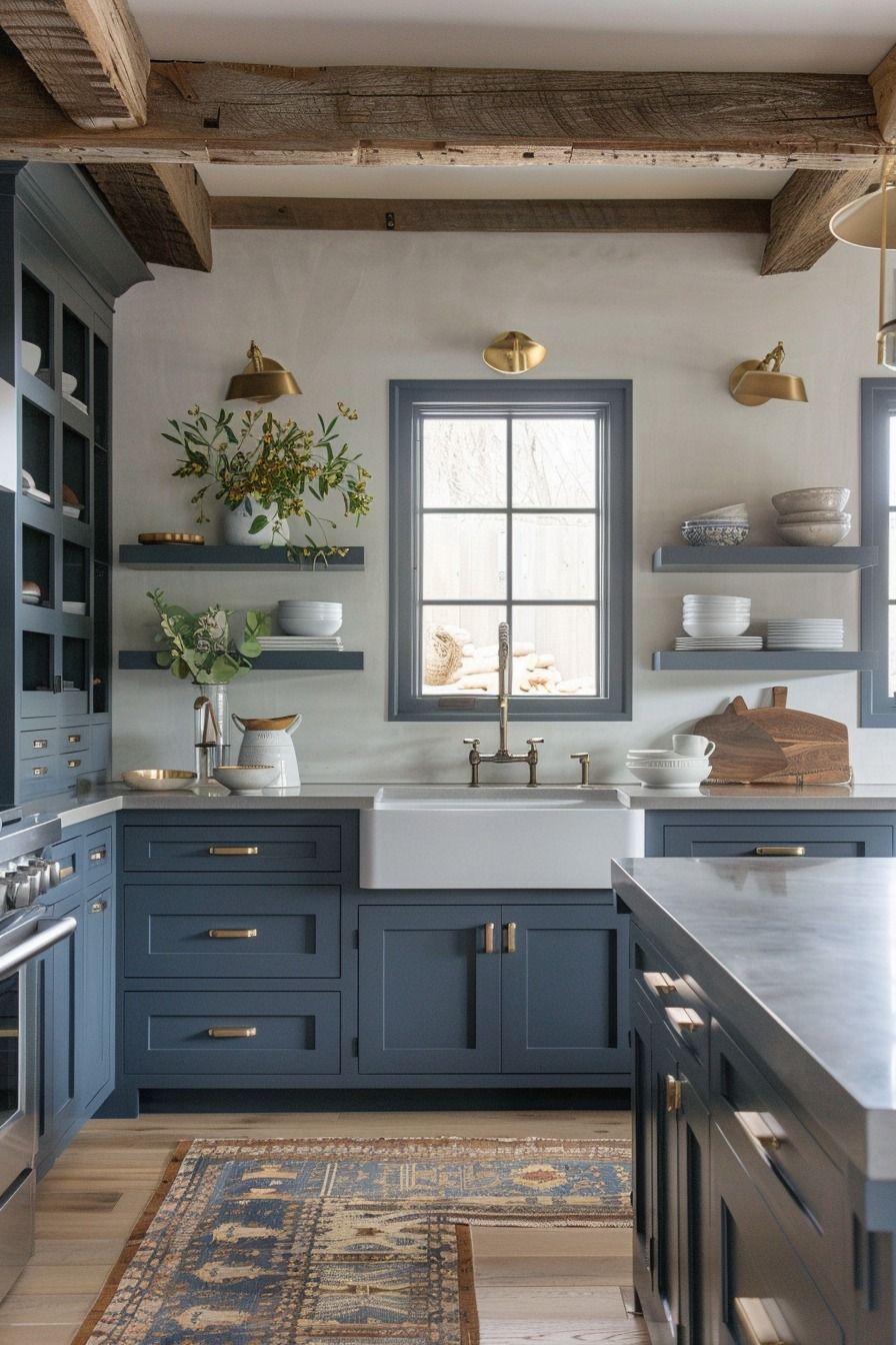 Brilliantly Blue: Stunning Kitchen  Ideas for a Pop of Color