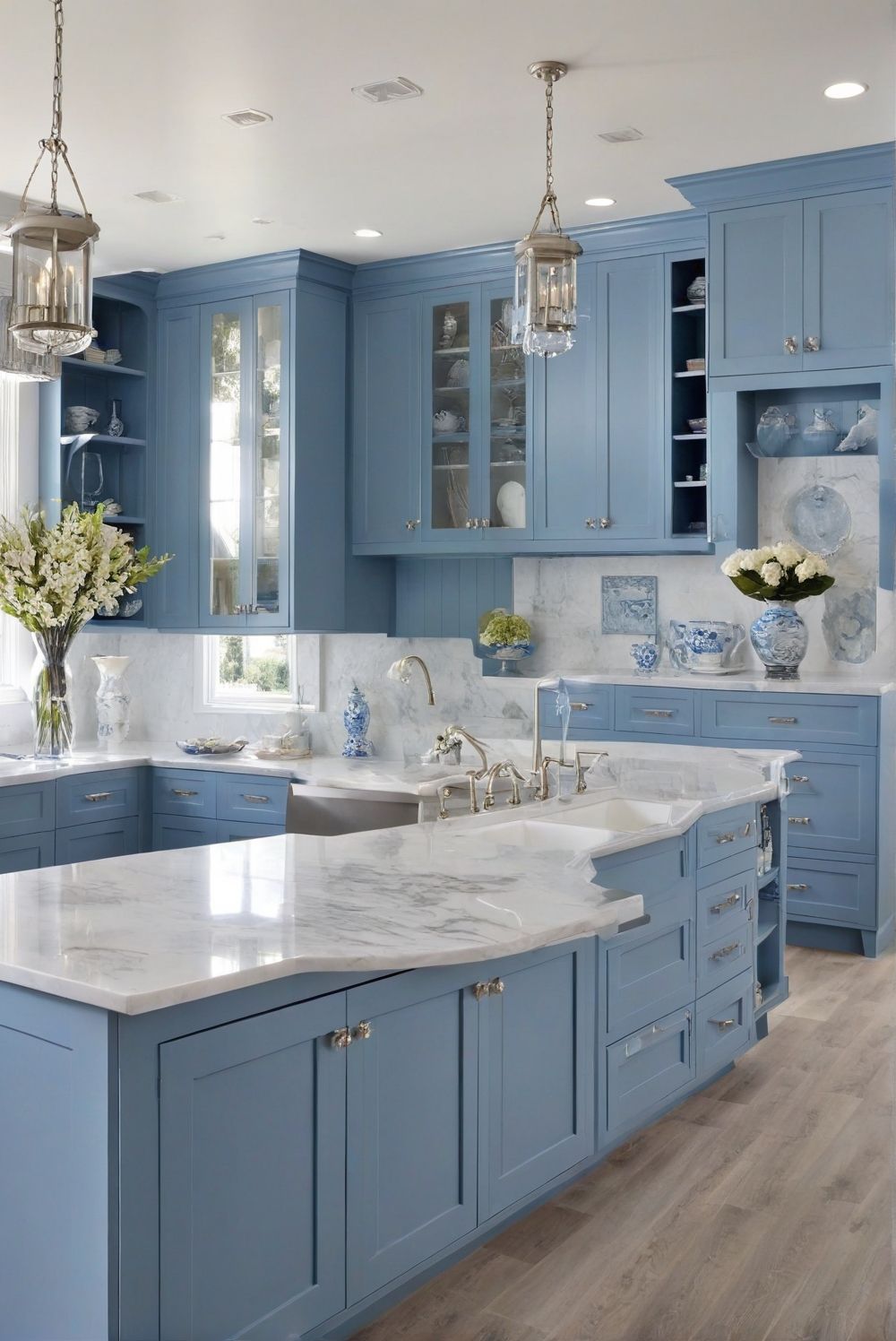 Bringing Blue Beauty into the Heart of Your Home: Inspiring Kitchen Ideas