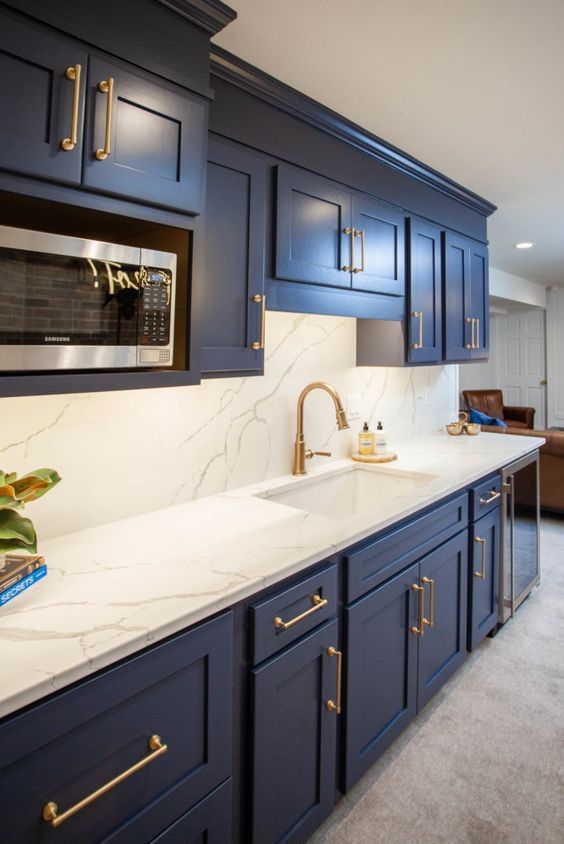 Bringing Serenity to Your Home: The Timeless Elegance of Blue Kitchen Cabinets