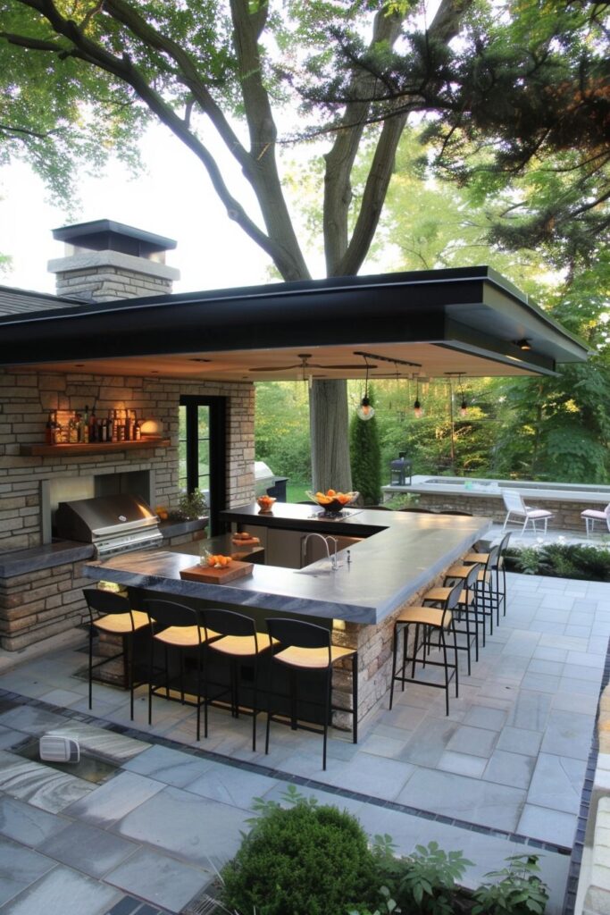 outdoor kitchen design