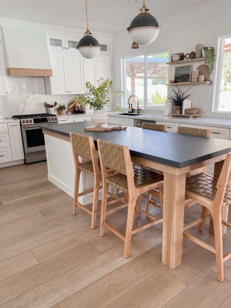 kitchen island with seating