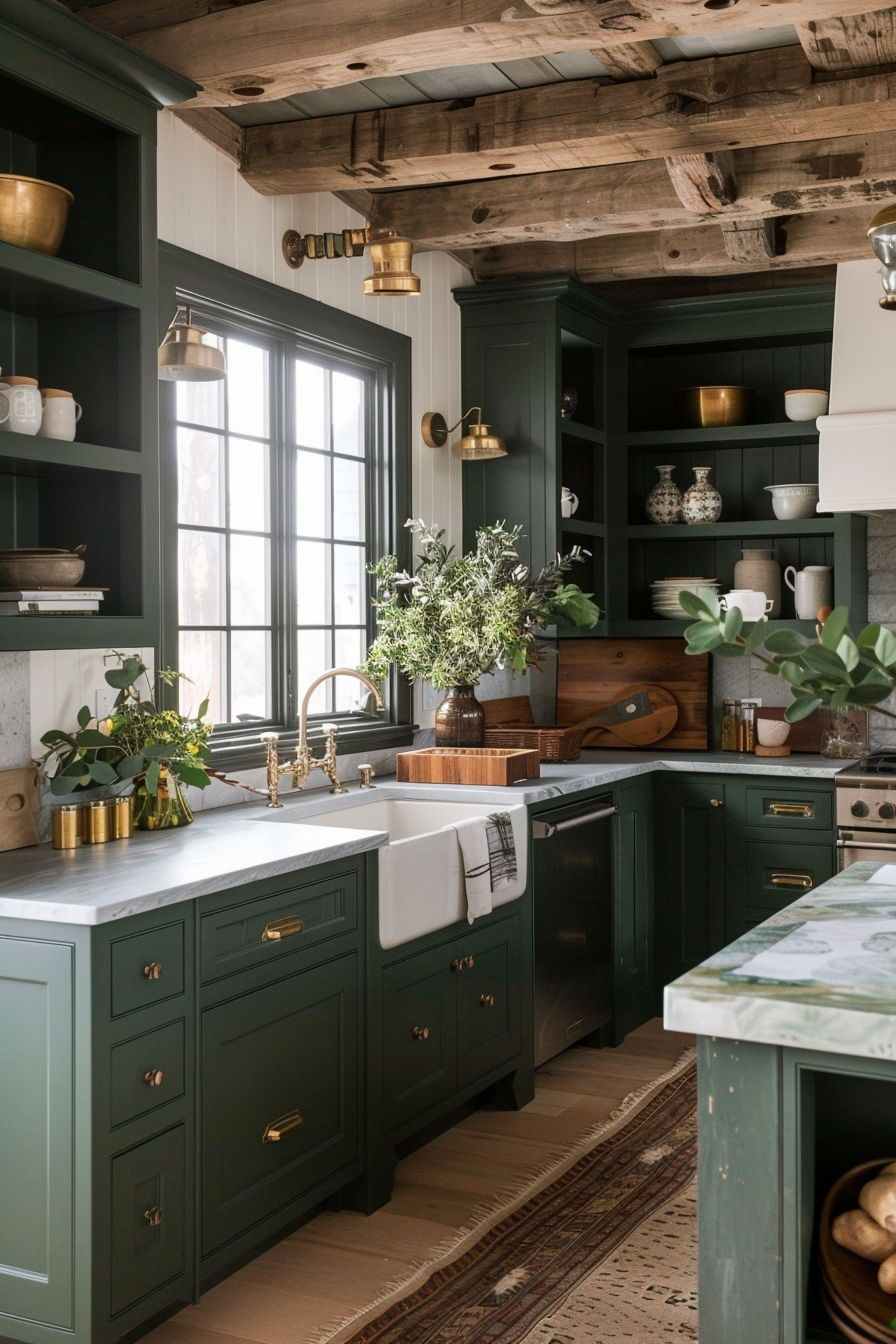 Eco-Friendly Chic: Embracing Green Cabinets in Your Kitchen Design