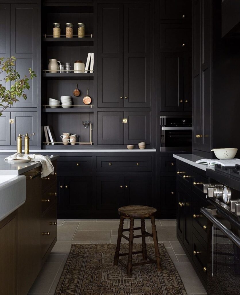 dark kitchen ideas