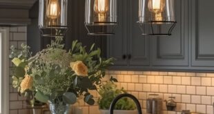 kitchen counter styling