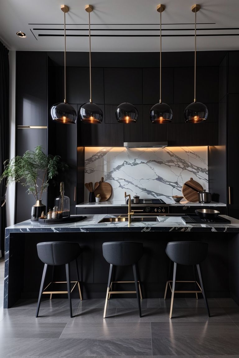 Embrace the Dark Side: Stylish and Bold Kitchen Ideas for a Dramatic Makeover