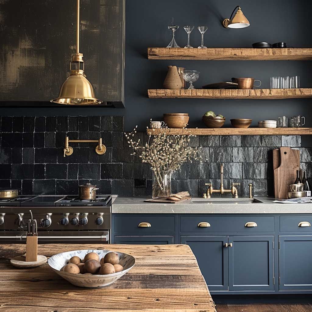 Embracing the Moody Kitchen Trend: How to Achieve a Dark and Dramatic Look in Your Home