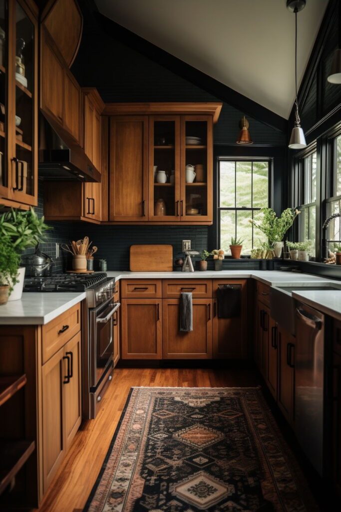 dark kitchen ideas