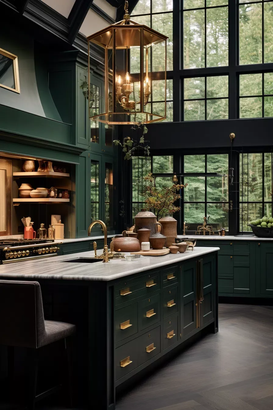 Go Green: Transform Your Kitchen with Stunning Green Cabinets