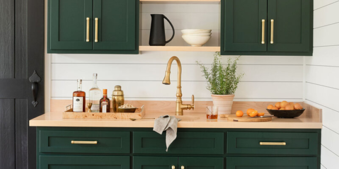 green kitchen