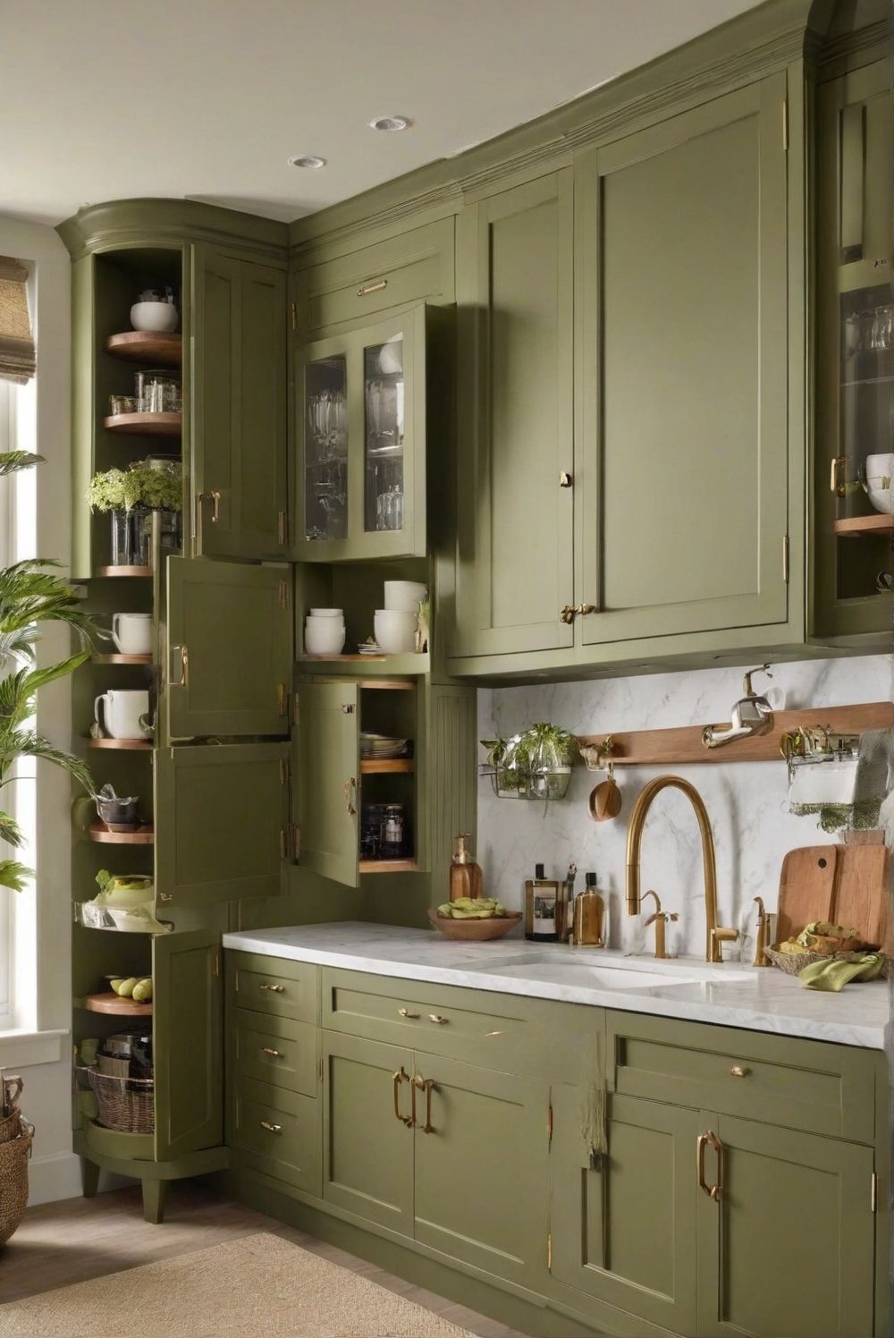 Going Green in the Kitchen: Transform Your Space with Stylish Green Cabinets