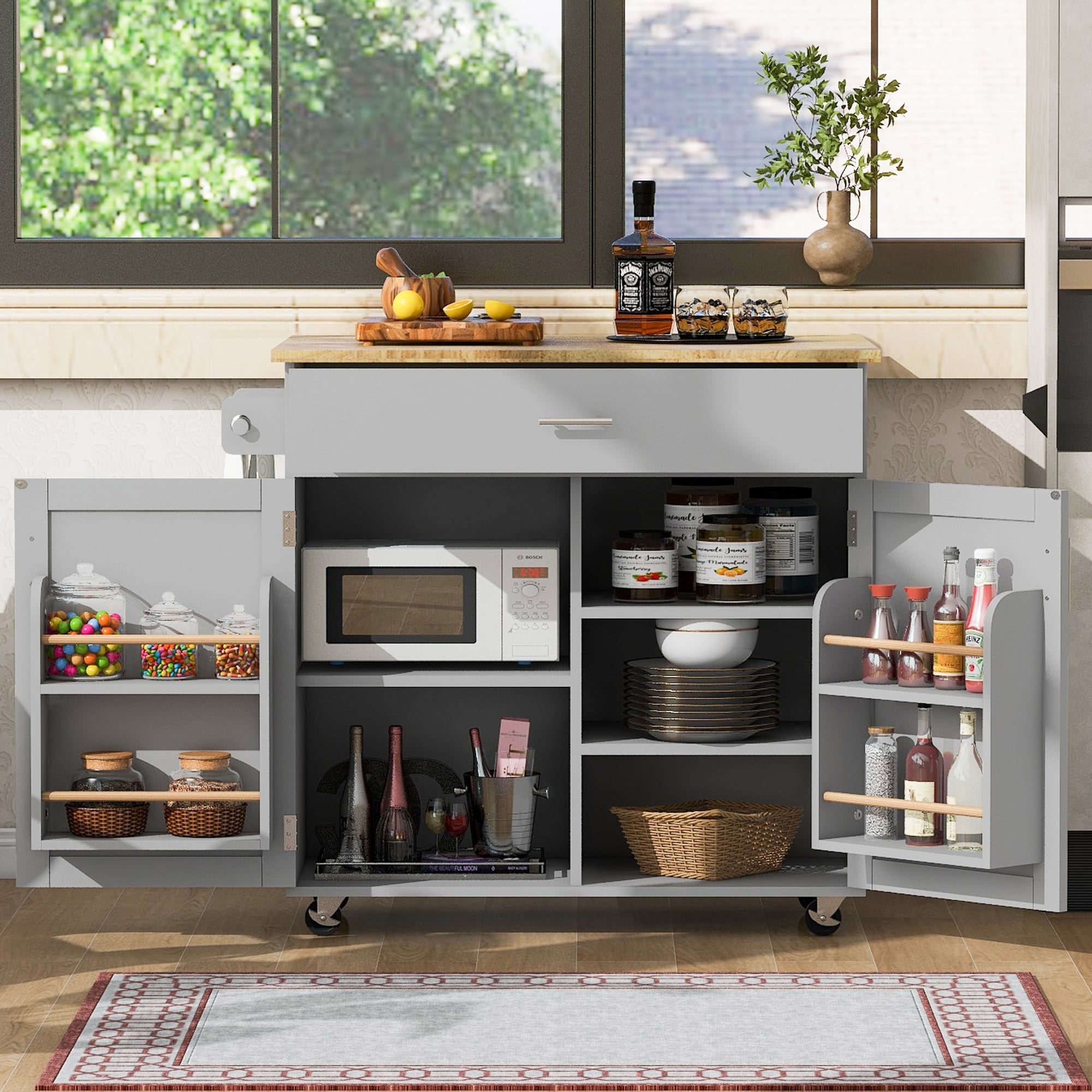 How a Kitchen Island Cart Can Transform Your Cooking Space