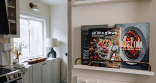 kitchen floating shelves