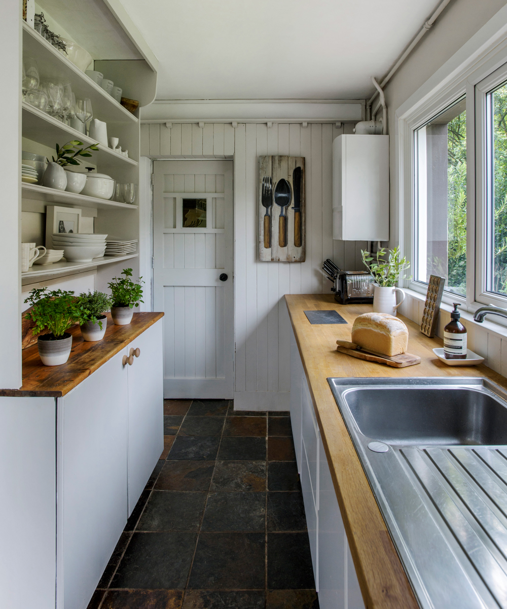 narrow kitchen ideas