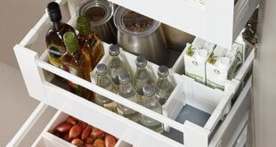 small kitchen organization