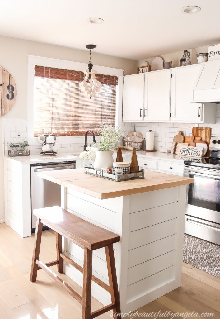 small kitchen with island