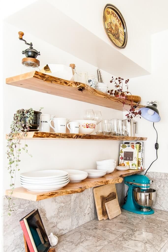 kitchen shelf