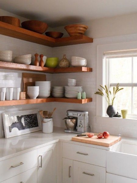 open shelf kitchen ideas