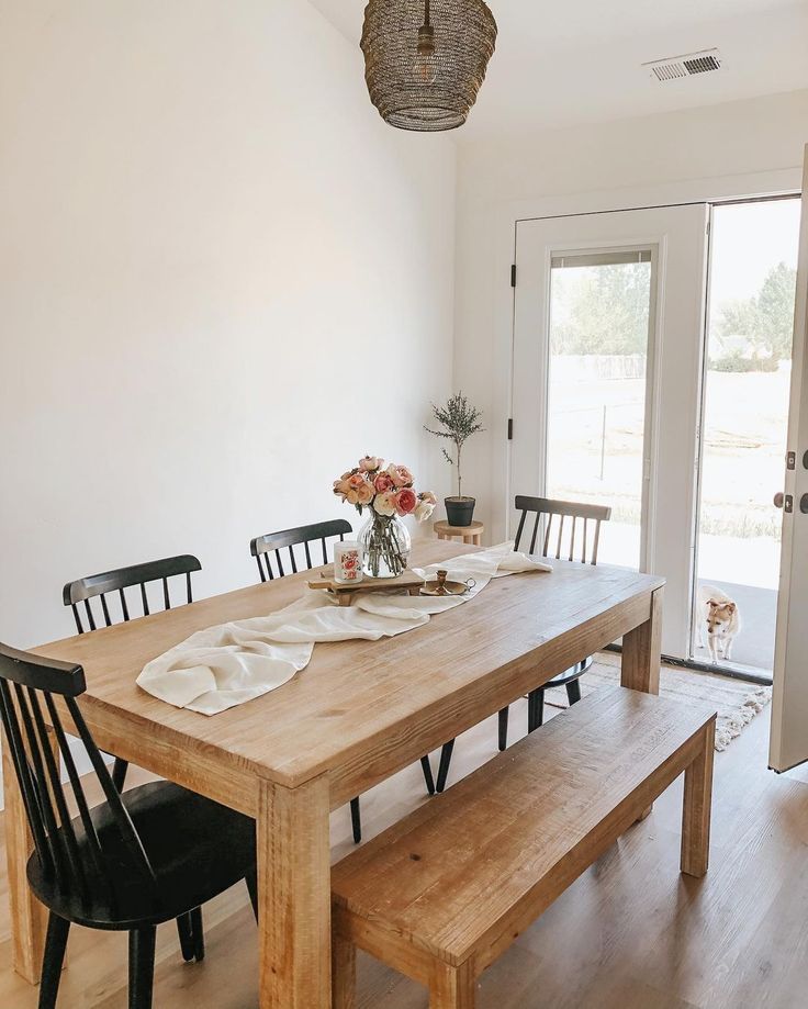 Rustic Charm: Elevate Your Home with a  Farmhouse Kitchen Table