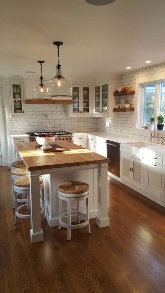 small kitchen with island