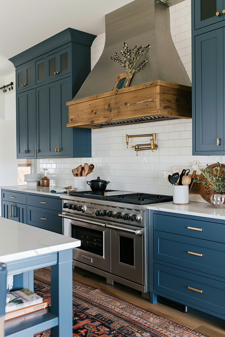 Stunning and Trendy: The Allure of Blue Kitchen Cabinets