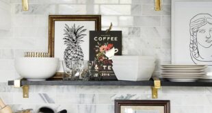 kitchen counter styling